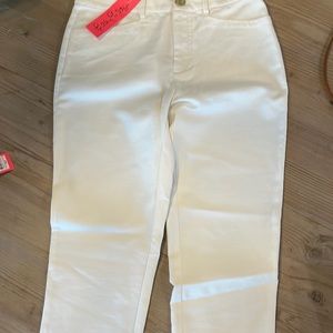 Lily pulitzer Kelly stretch pant white size 2
